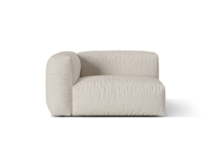 Martina Wide Single Seat, 120x106 cm — Beige / Left