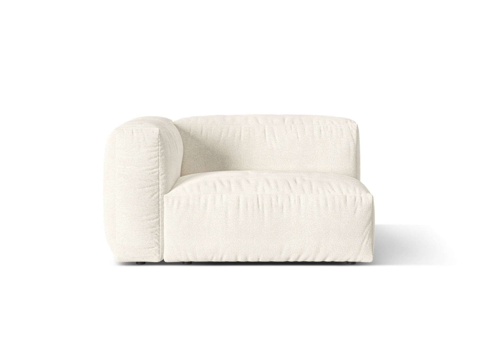 Martina Wide Single Seat, 120x106 cm — Ivory / Left