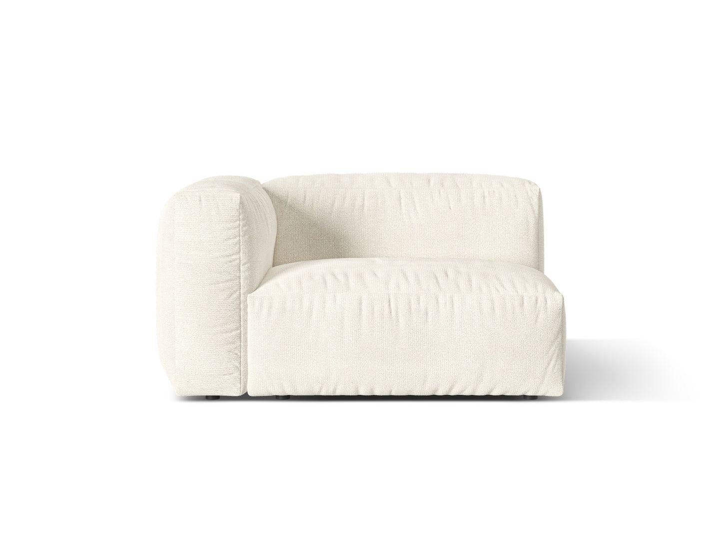 Martina Wide Single Seat, 120x106 cm — Ivory / Left