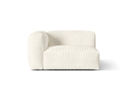 Martina Wide Single Seat, 120x106 cm — Ivory / Left