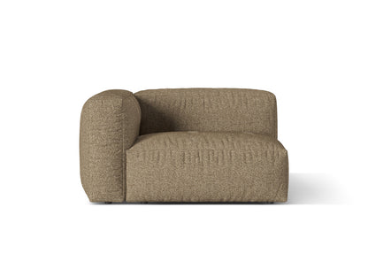 Martina Wide Single Seat, 120x106 cm — Cappuccino / Left