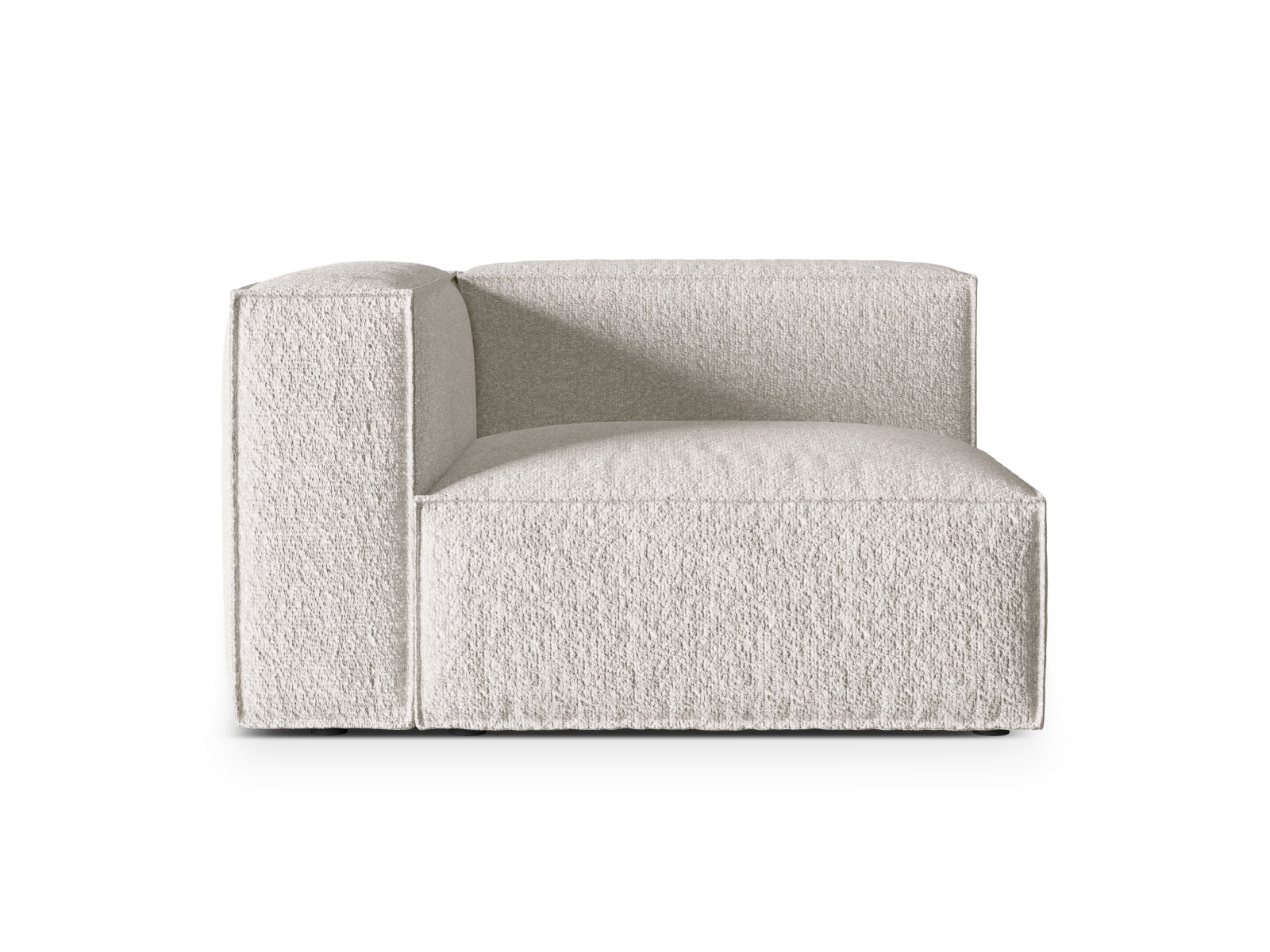 Nuria Modular Sofa, 125x110 cm — Grey Beige Melange / Left