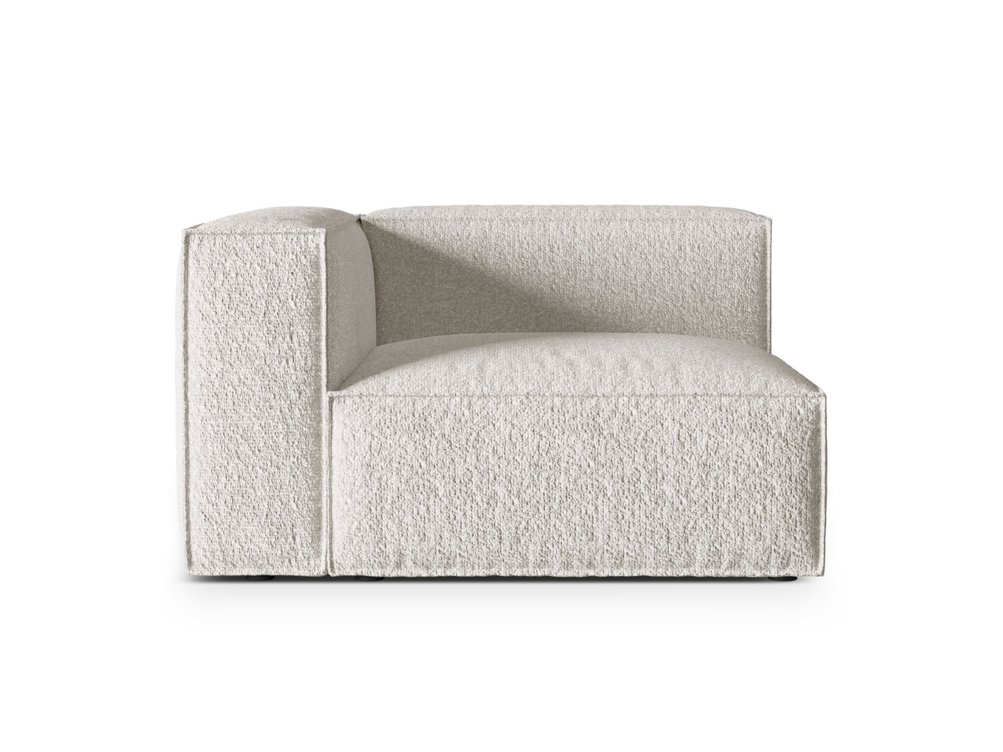 Nuria Modular Sofa, 125x110 cm — Grey Beige Melange / Left