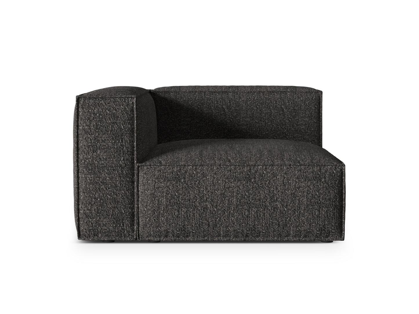 Nuria Modular Sofa, 125x110 cm — Anthracite / Left
