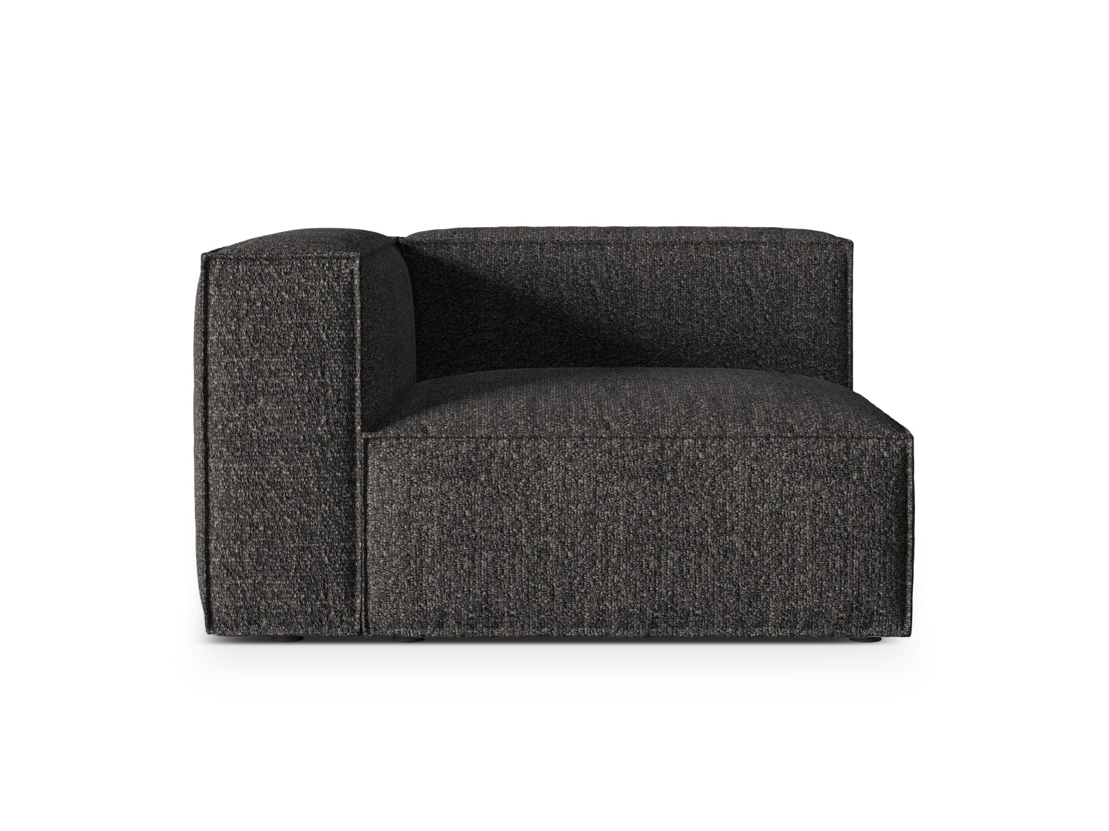 Nuria Modular Sofa, 125x110 cm — Anthracite / Left
