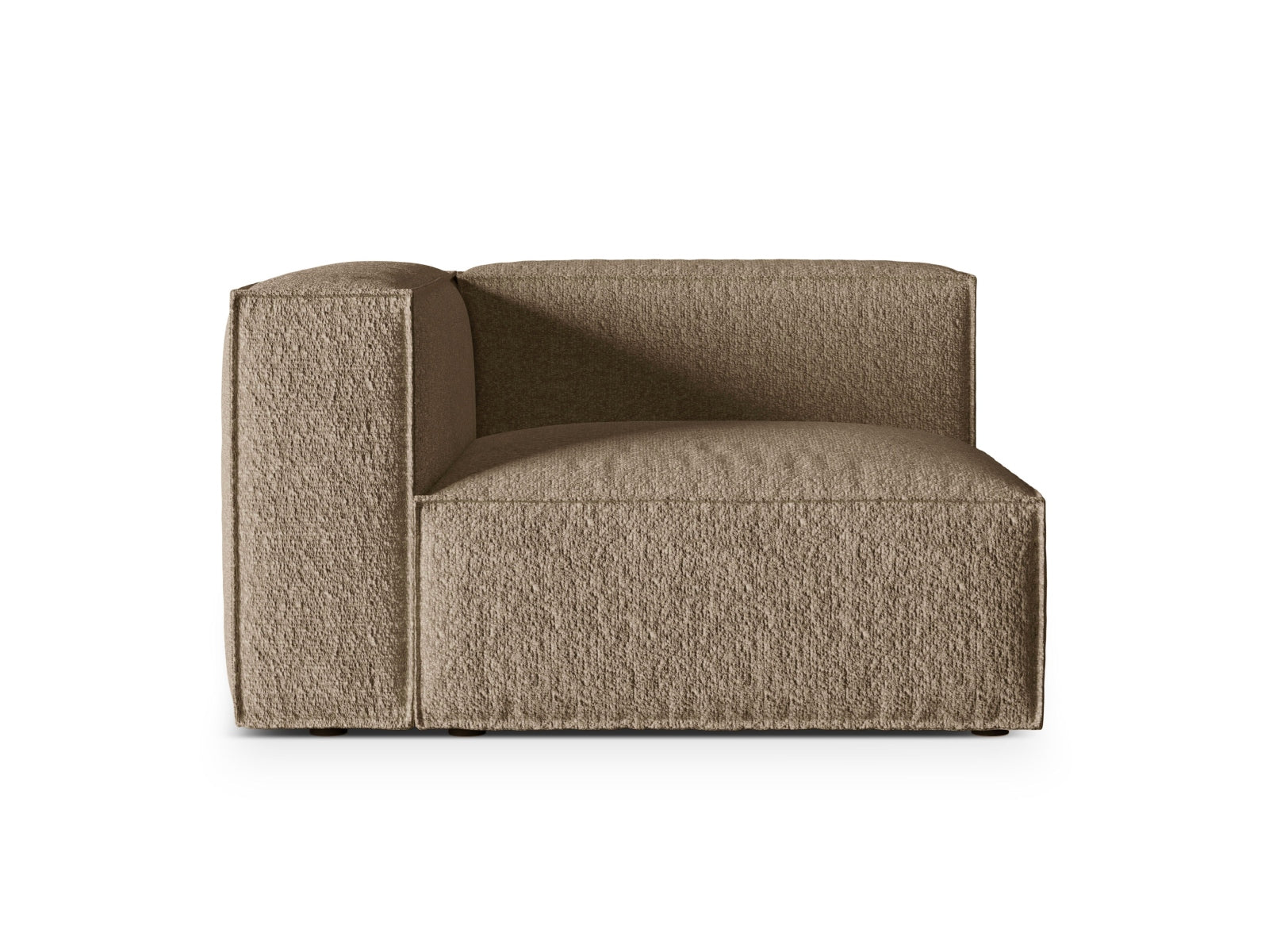 Nuria Modular Sofa, 125x110 cm — Cappuccino / Left