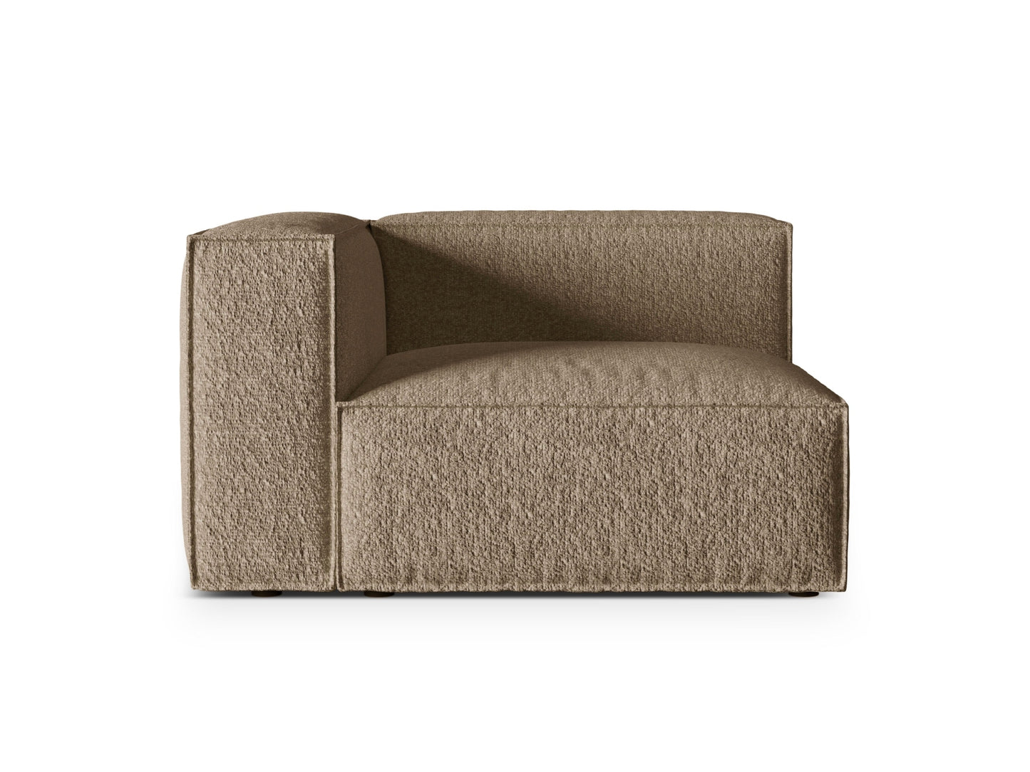 Nuria Modular Sofa, 125x110 cm — Cappuccino / Left