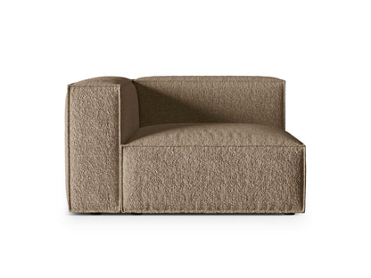 Nuria Modular Sofa, 125x110 cm — Cappuccino / Left