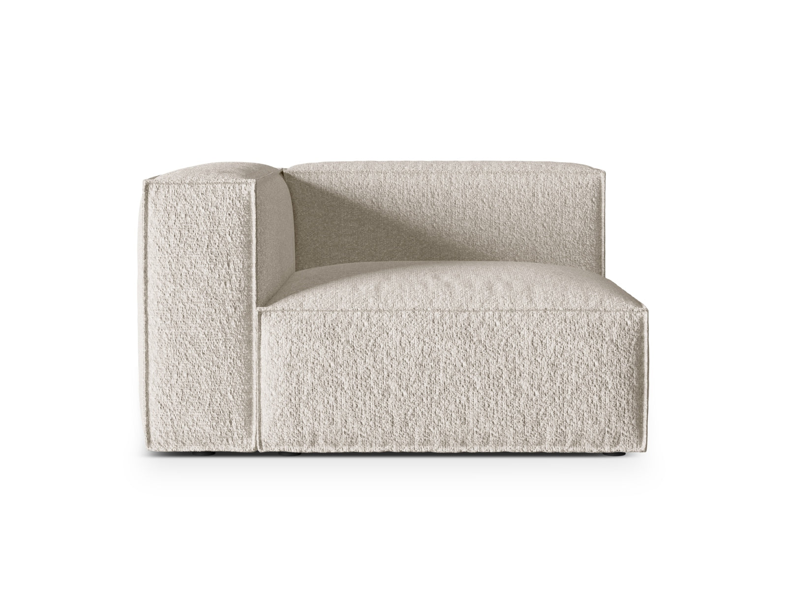 Nuria Modular Sofa, 125x110 cm — Beige / Left