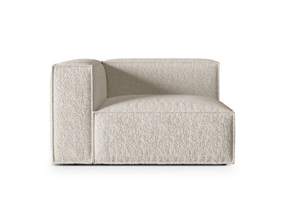 Nuria Modular Sofa, 125x110 cm — Beige / Left