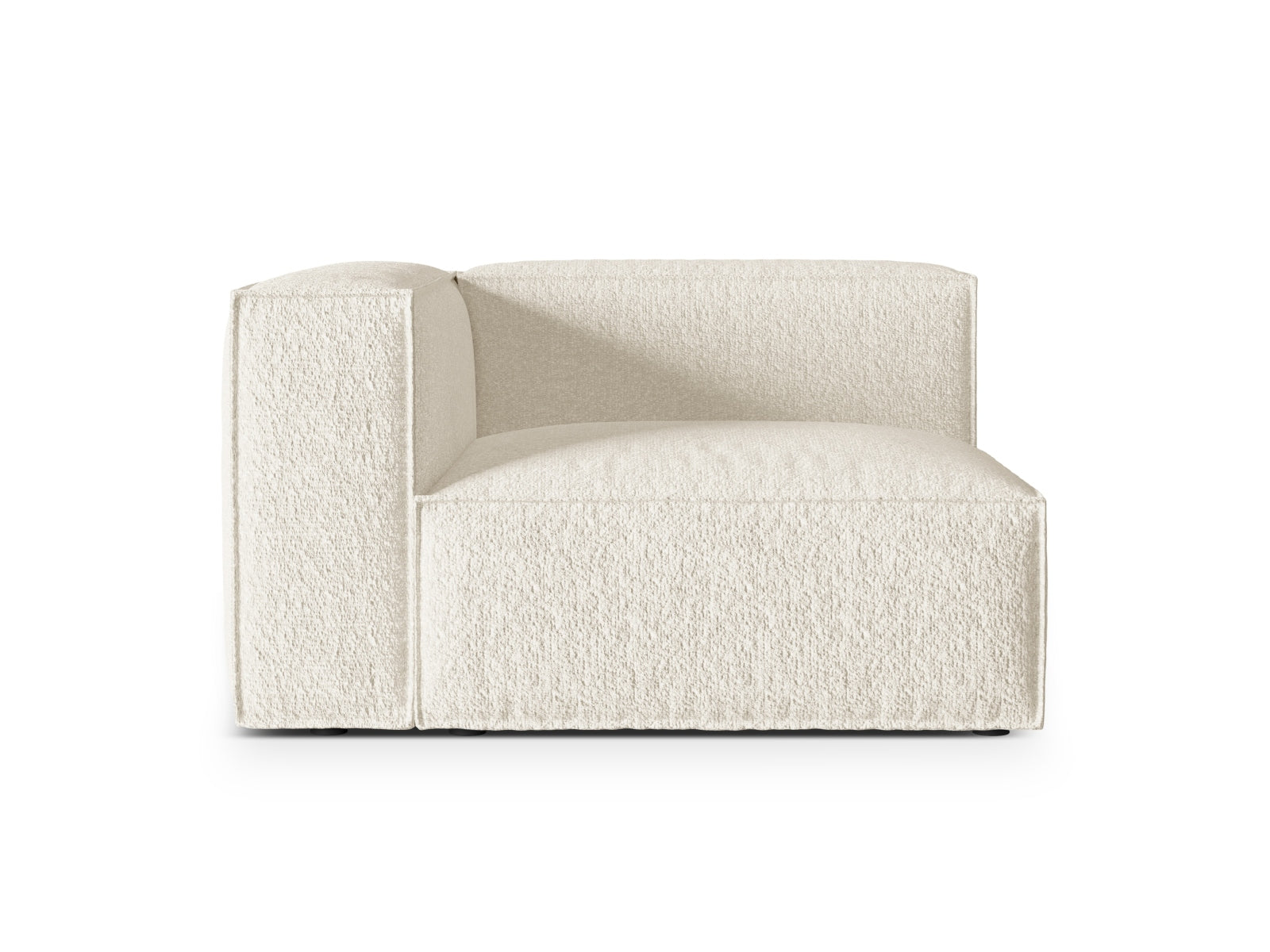 Nuria Modular Sofa, 125x110 cm — Ivory / Left