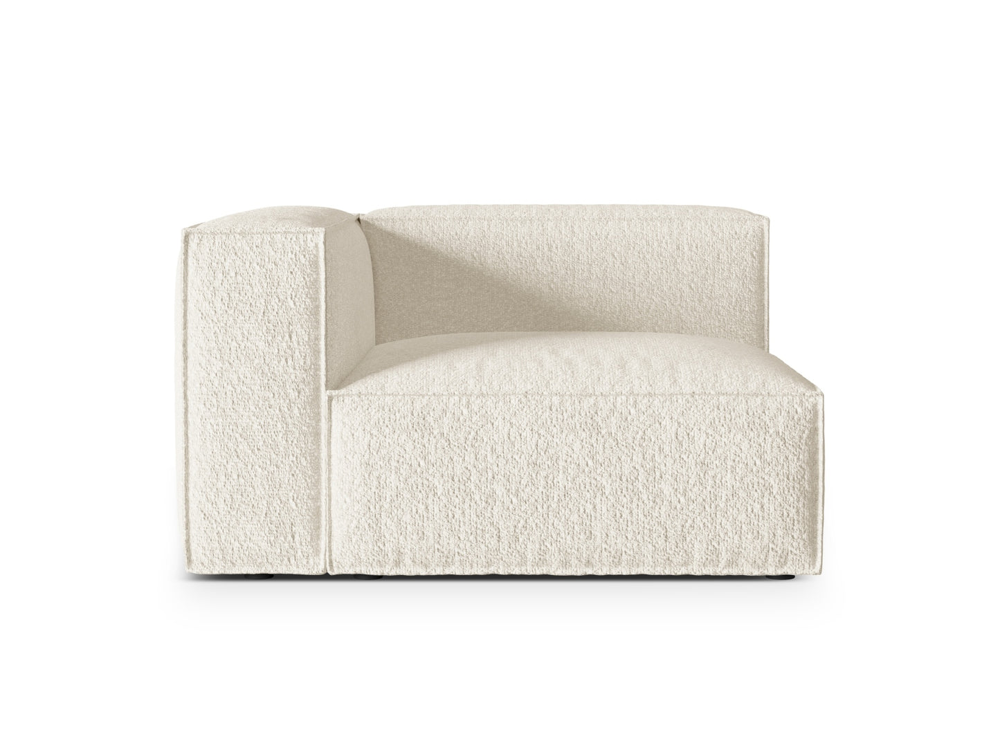 Nuria Modular Sofa, 125x110 cm — Ivory / Left