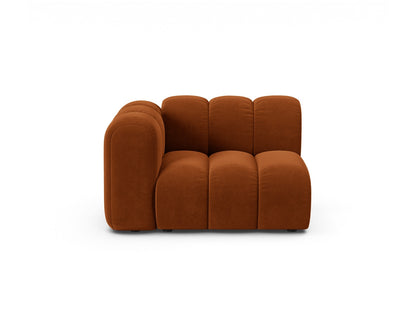 Sofamodul Samt Beige Lupine — Terracotta