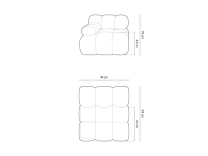 Bellis Modul, 94x94 cm