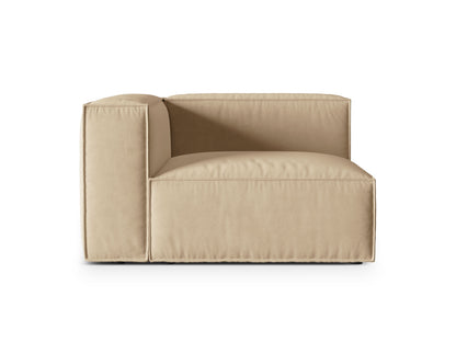 Nuria Modular Sofa, 125x110 cm — Nude / Left