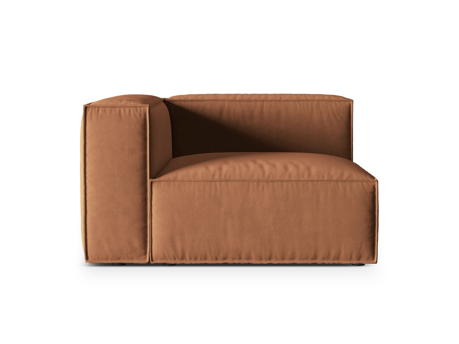 Nuria Modular Sofa, 125x110 cm — Honey / Left