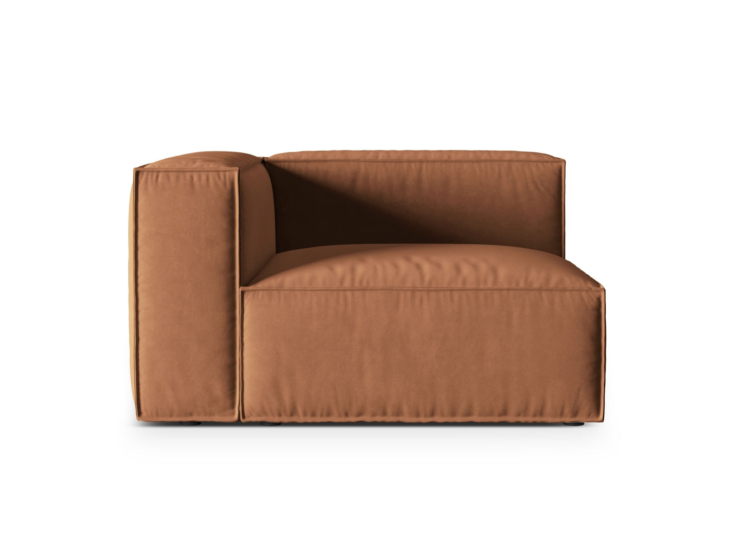 Nuria Modular Sofa, 125x110 cm — Honey / Left