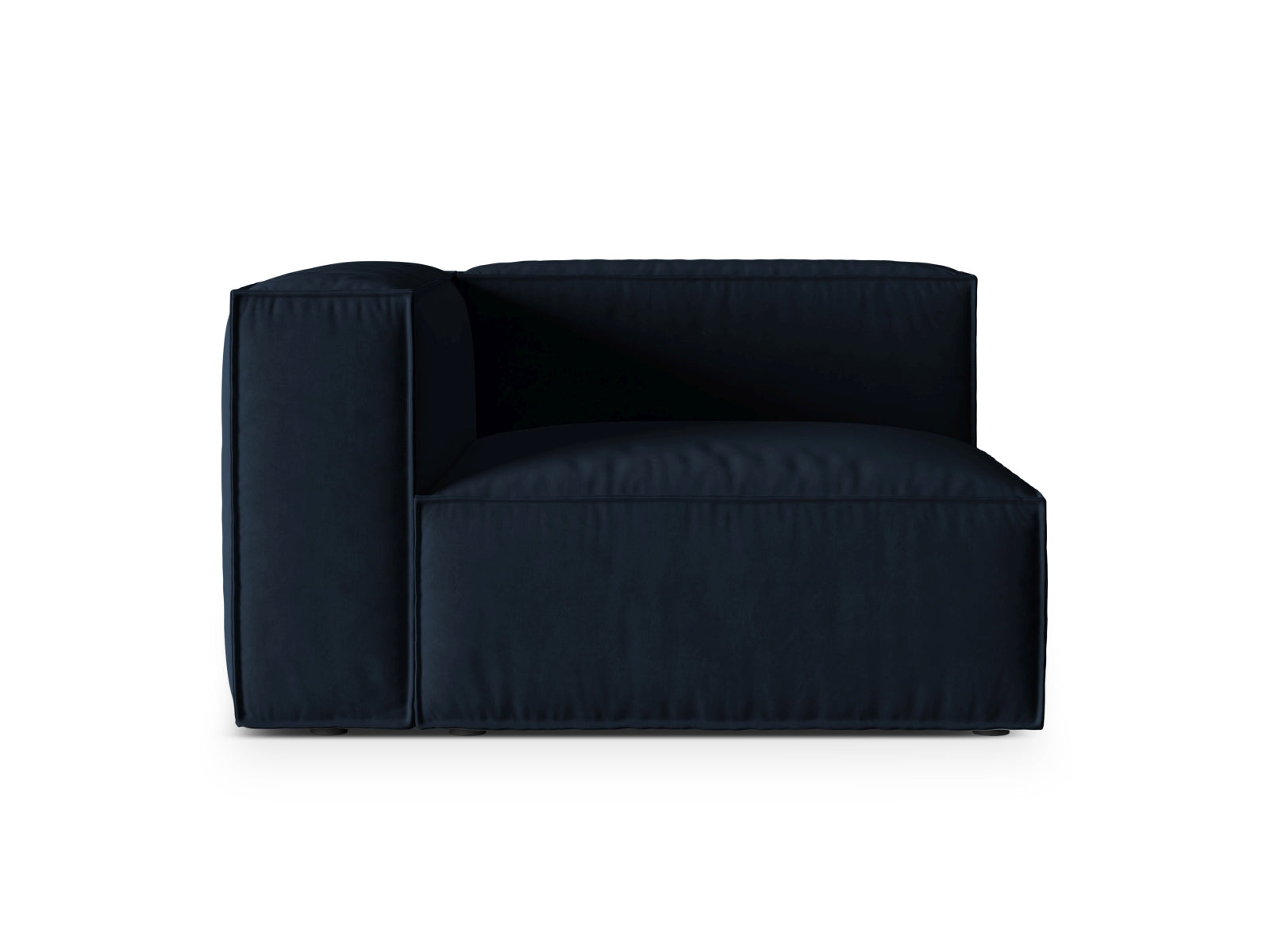 Nuria Modular Sofa, 125x110 cm — Dark Blue / Left