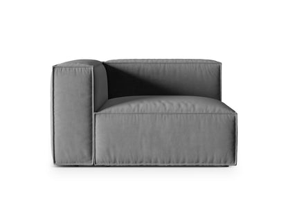 Nuria Modular Sofa, 125x110 cm — Grey / Left