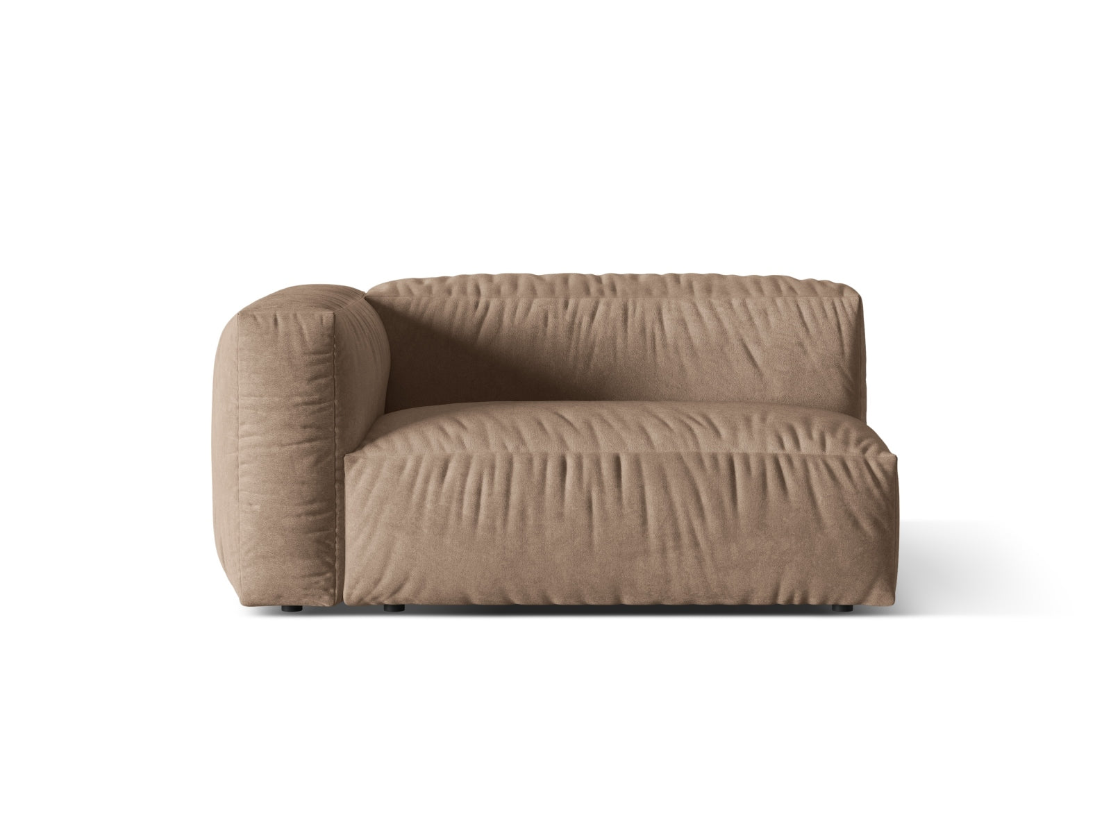 Martina Double Seat, 160x106 cm — Dark Beige / Left