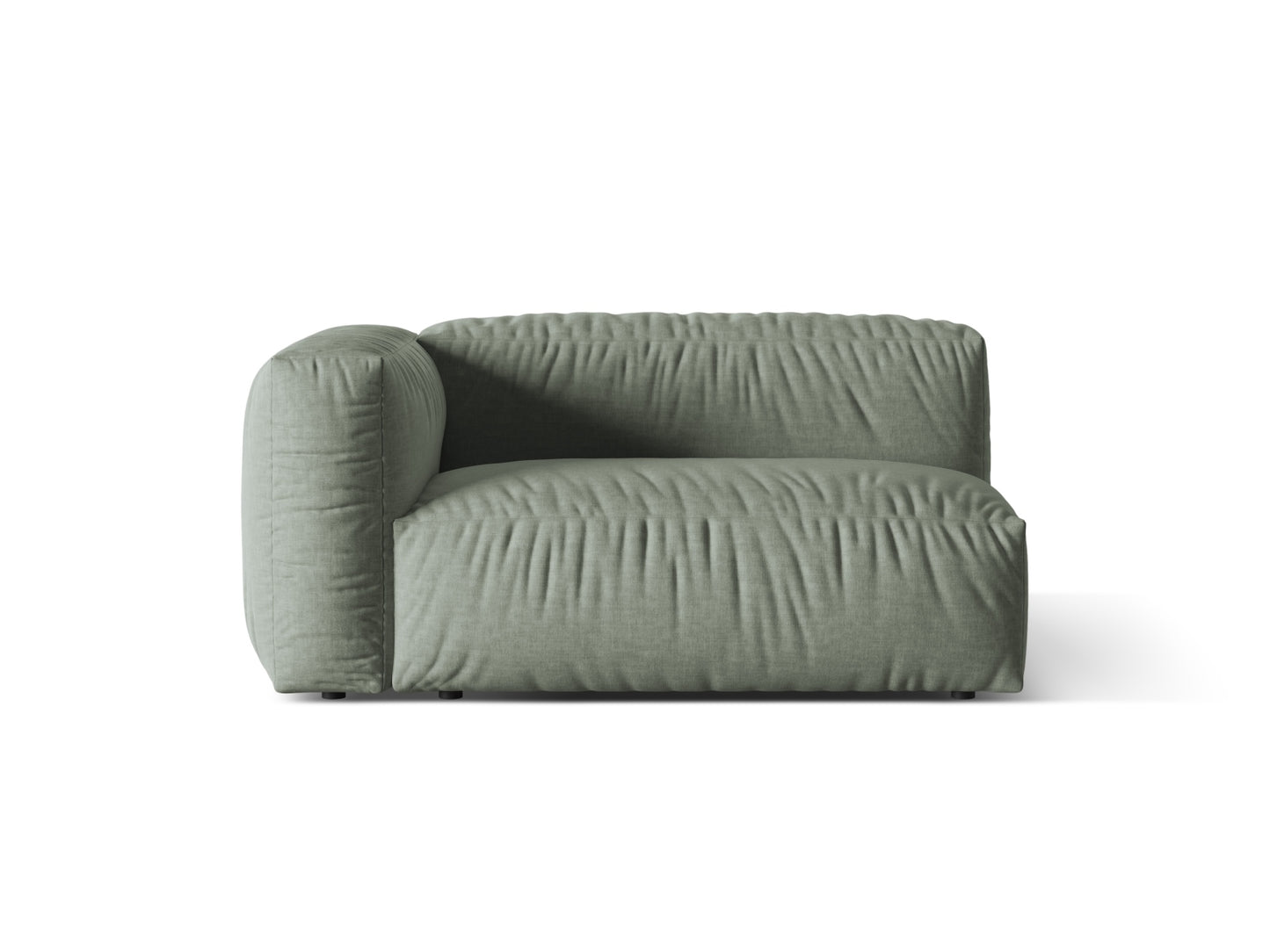 Martina Double Seat, 160x106 cm — Moss Green / Left