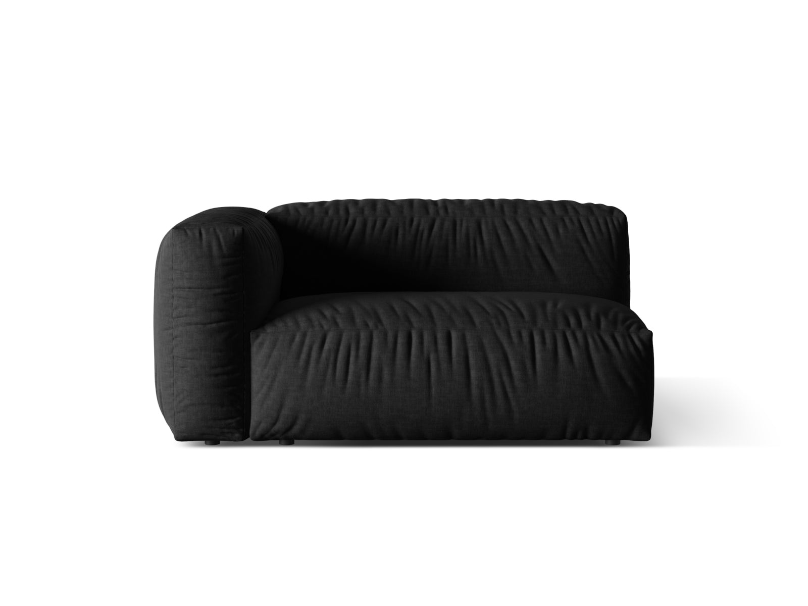 Martina Double Seat, 160x106 cm — Black / Left