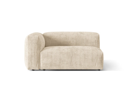 Martina Double Seat, 160x106 cm — Light Beige / Left