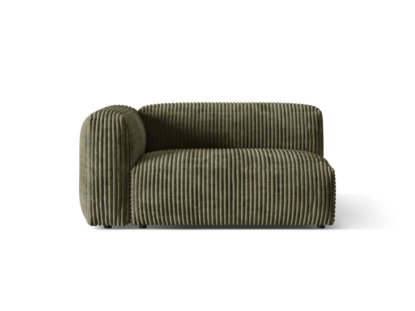 Martina Double Seat, 160x106 cm — Moss Green / Left