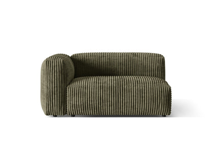 Martina Double Seat, 160x106 cm — Moss Green / Left