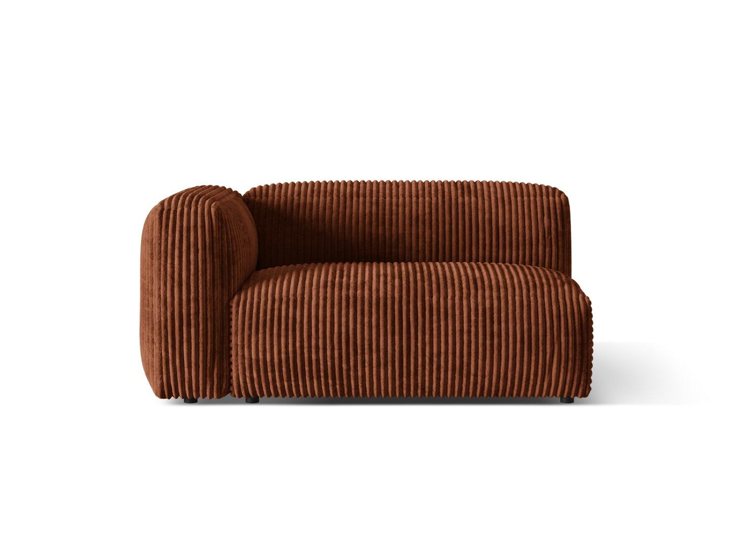 Martina Double Seat, 160x106 cm — Brick / Left