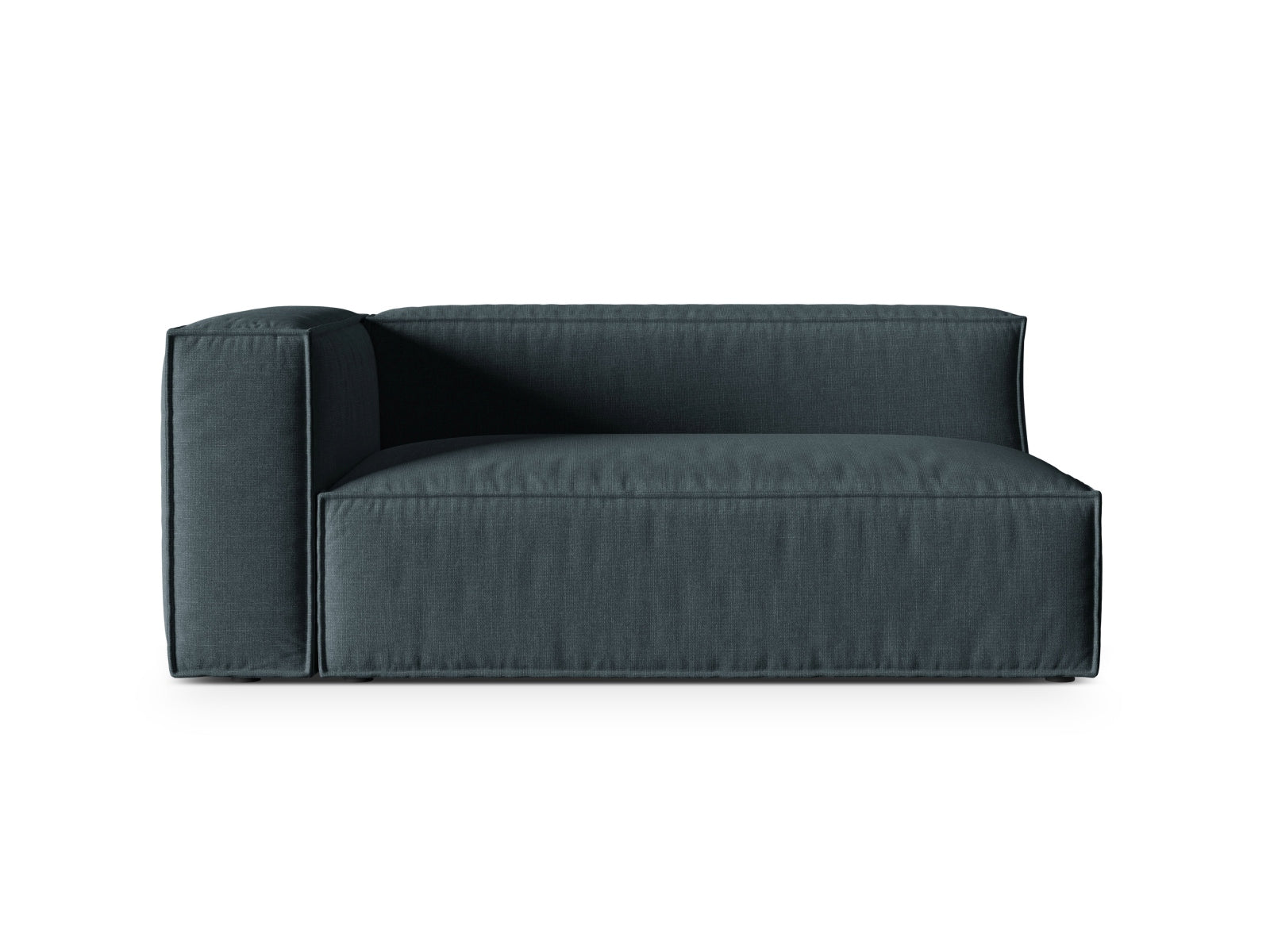 Nuria Modular Sofa, 2 Seats — Deep Petrol / Left