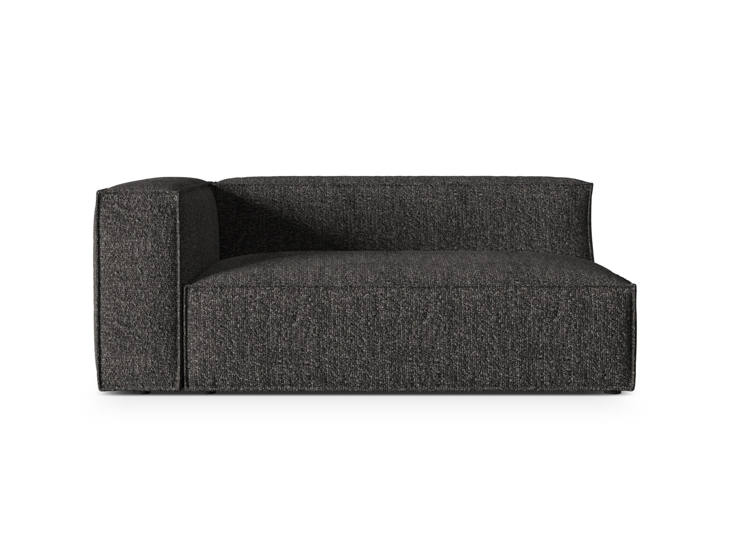 Nuria Modular Sofa, 2 Seats — Anthracite / Left