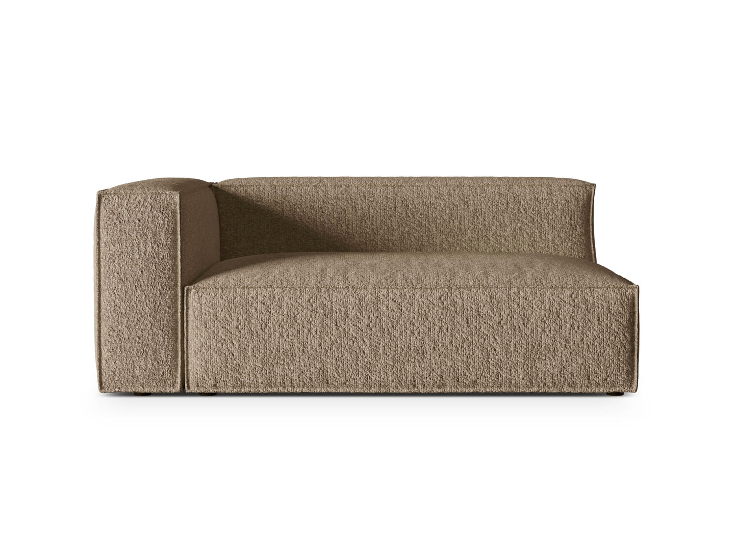 Nuria Modular Sofa, 2 Seats — Cappuccino / Left
