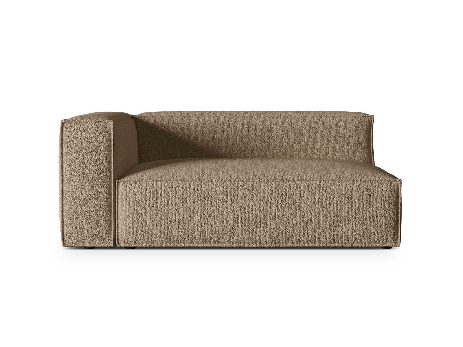 Nuria Modular Sofa, 2 Seats — Cappuccino / Left