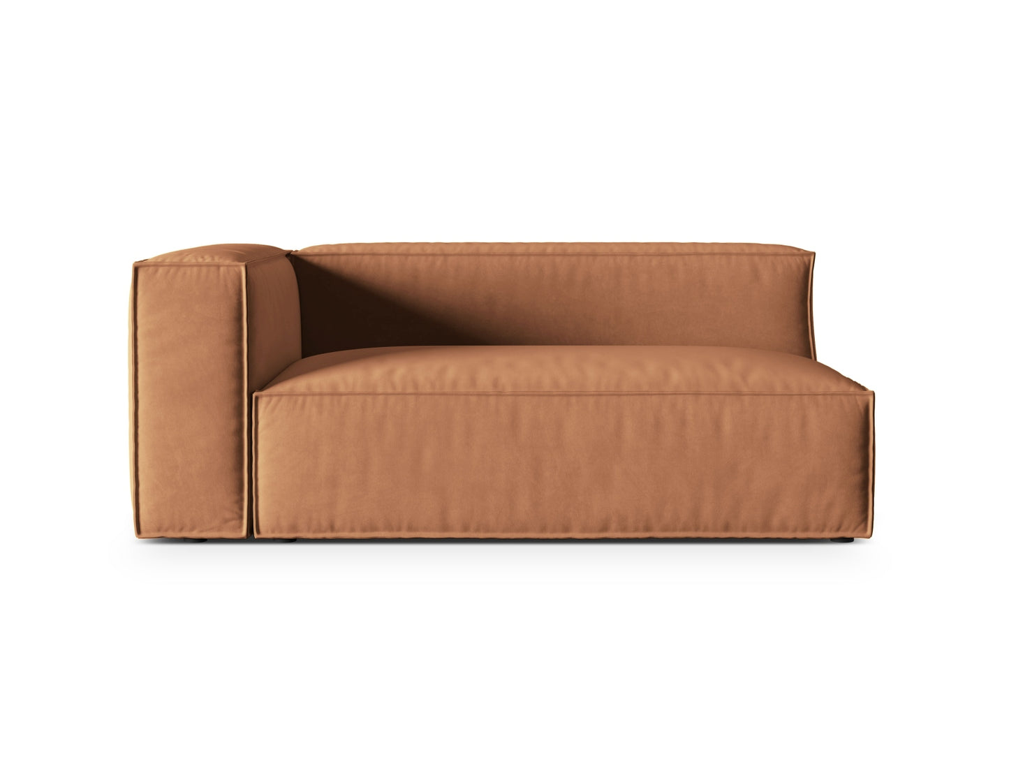 Nuria Modular Sofa, 2 Seats — Honey / Left