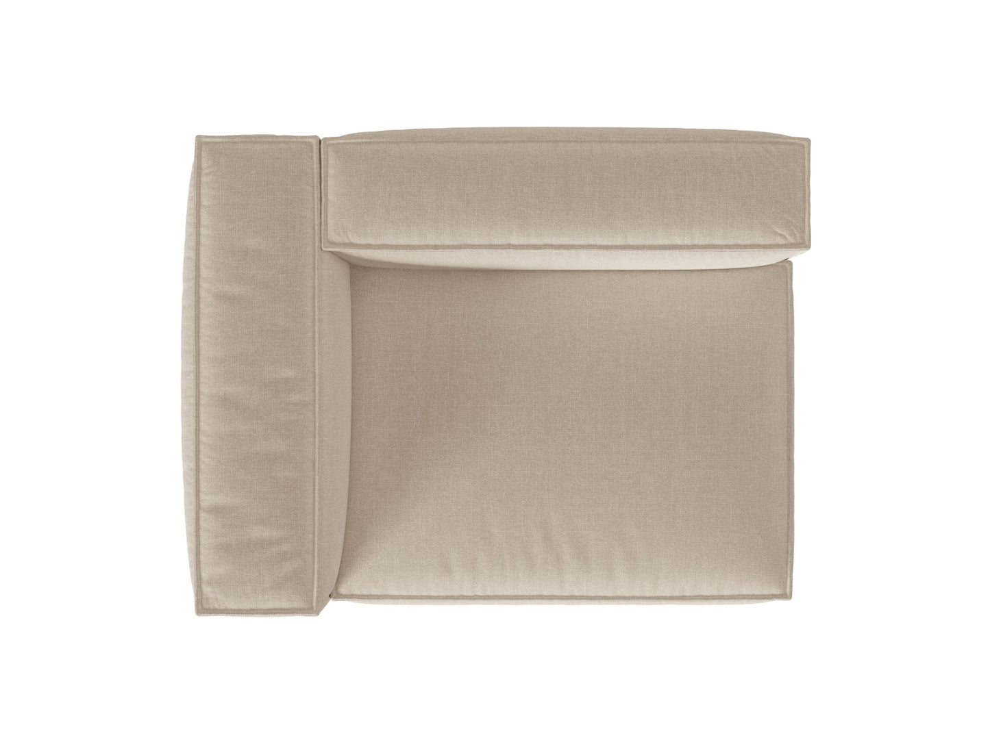 Sofamodul Strukturstoff Beige Nuria — Ansicht 4