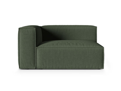 Sofamodul Strukturstoff Beige Nuria — Moss Green