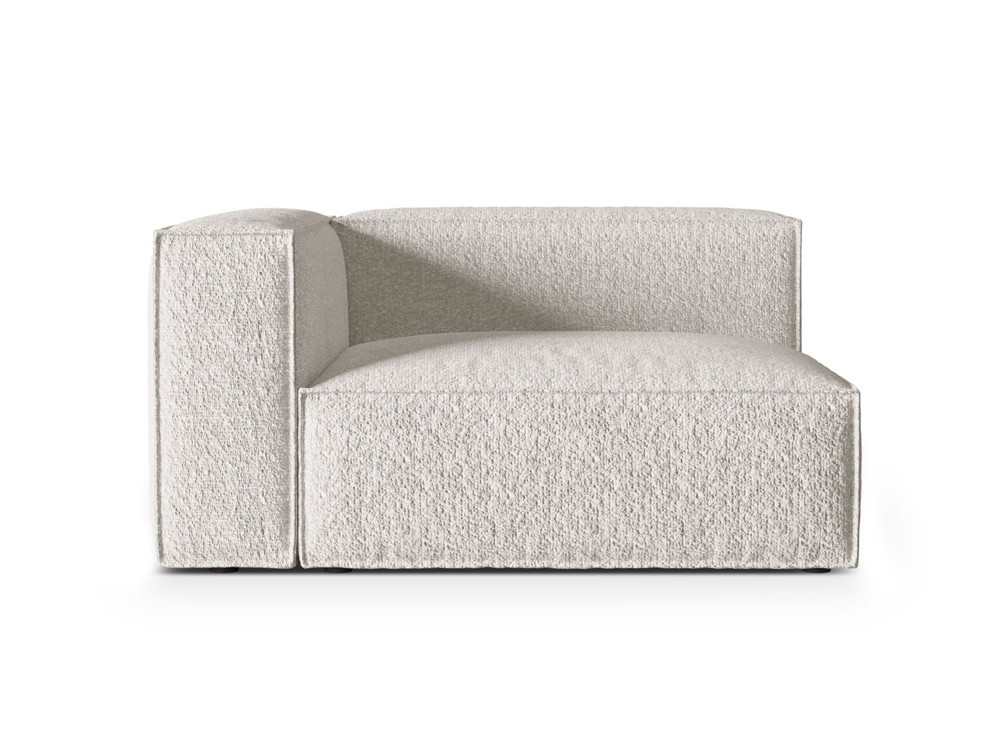 Sofamodul Bouclé Anthrazit Nuria — Grey Beige Melange