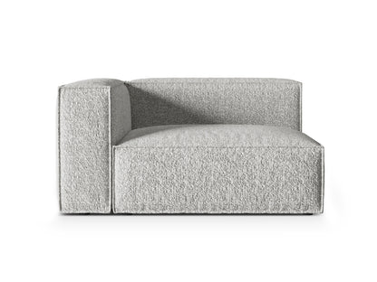 Sofamodul Bouclé Anthrazit Nuria — Silver