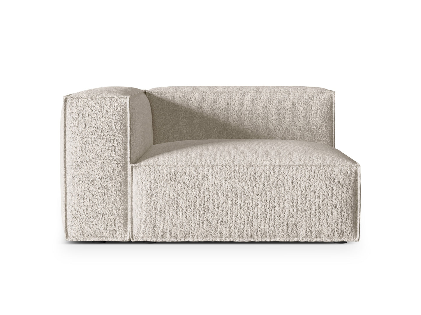 Sofamodul Bouclé Anthrazit Nuria — Beige