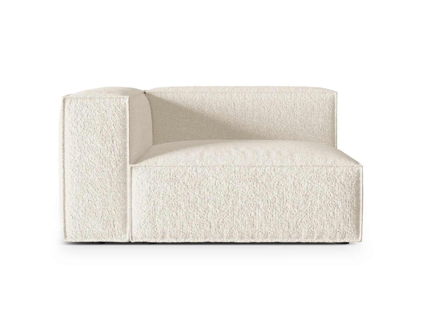 Sofamodul Bouclé Anthrazit Nuria — Ivory