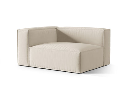 Sofamodul Samt Beige Nuria — Wohnbeispiel