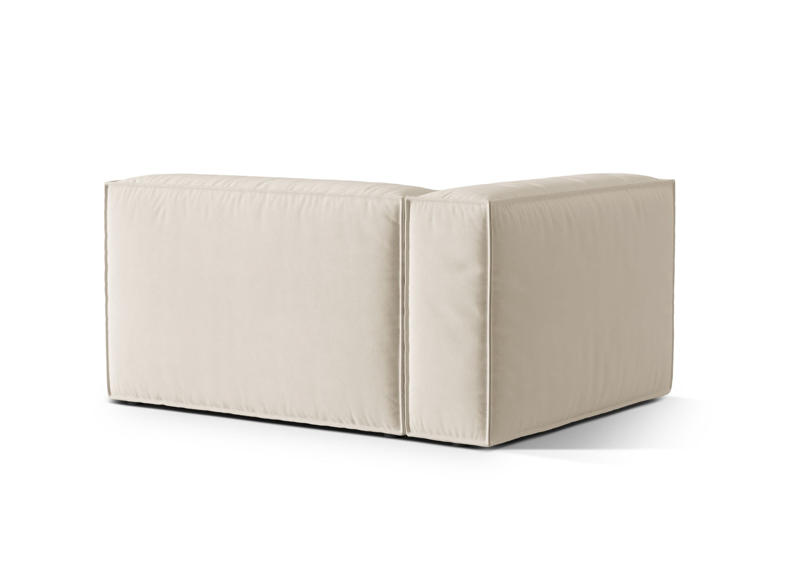 Sofamodul Samt Beige Nuria — Detailansicht