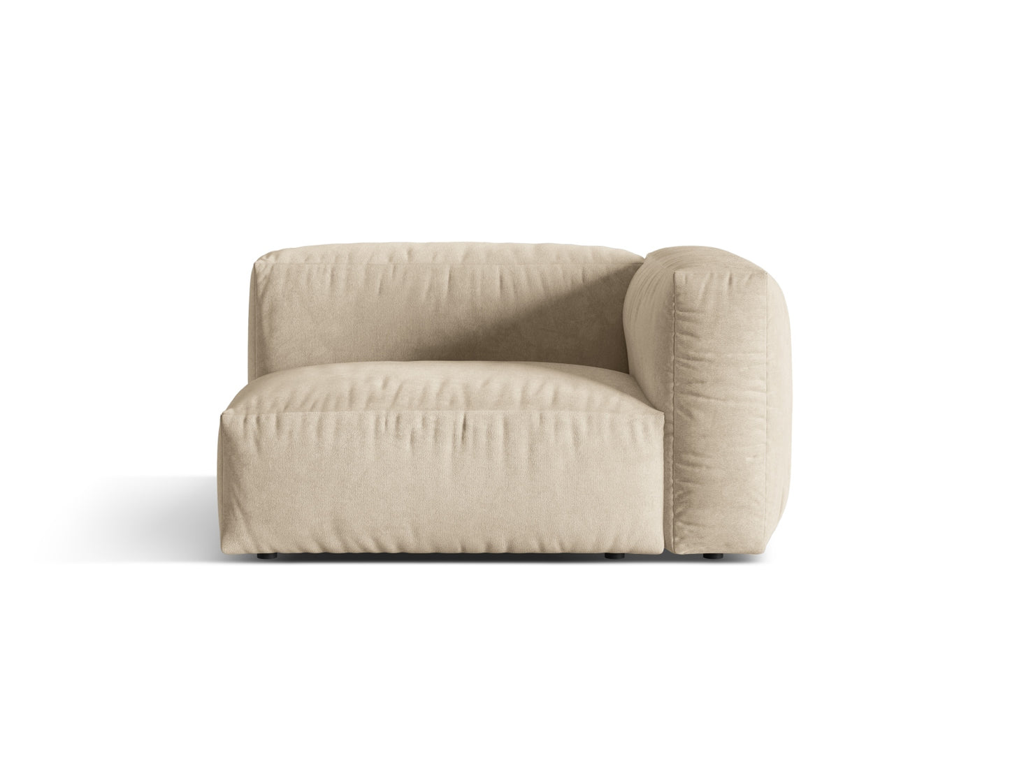Martina Wide Single Seat, 120x106 cm — Light Beige / Right