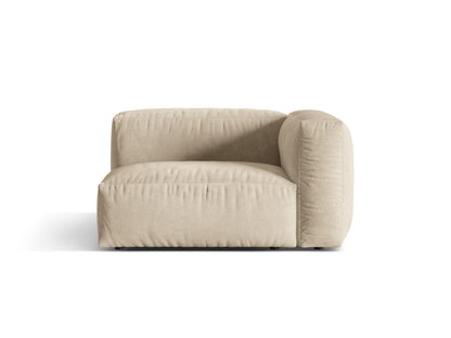Martina Wide Single Seat, 120x106 cm — Light Beige / Right