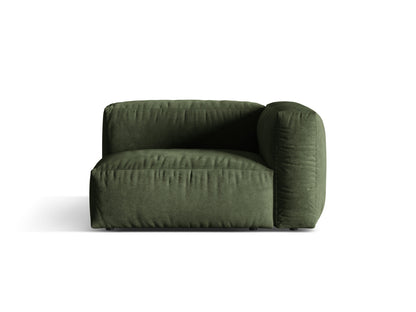 Martina Wide Single Seat, 120x106 cm — Green / Right