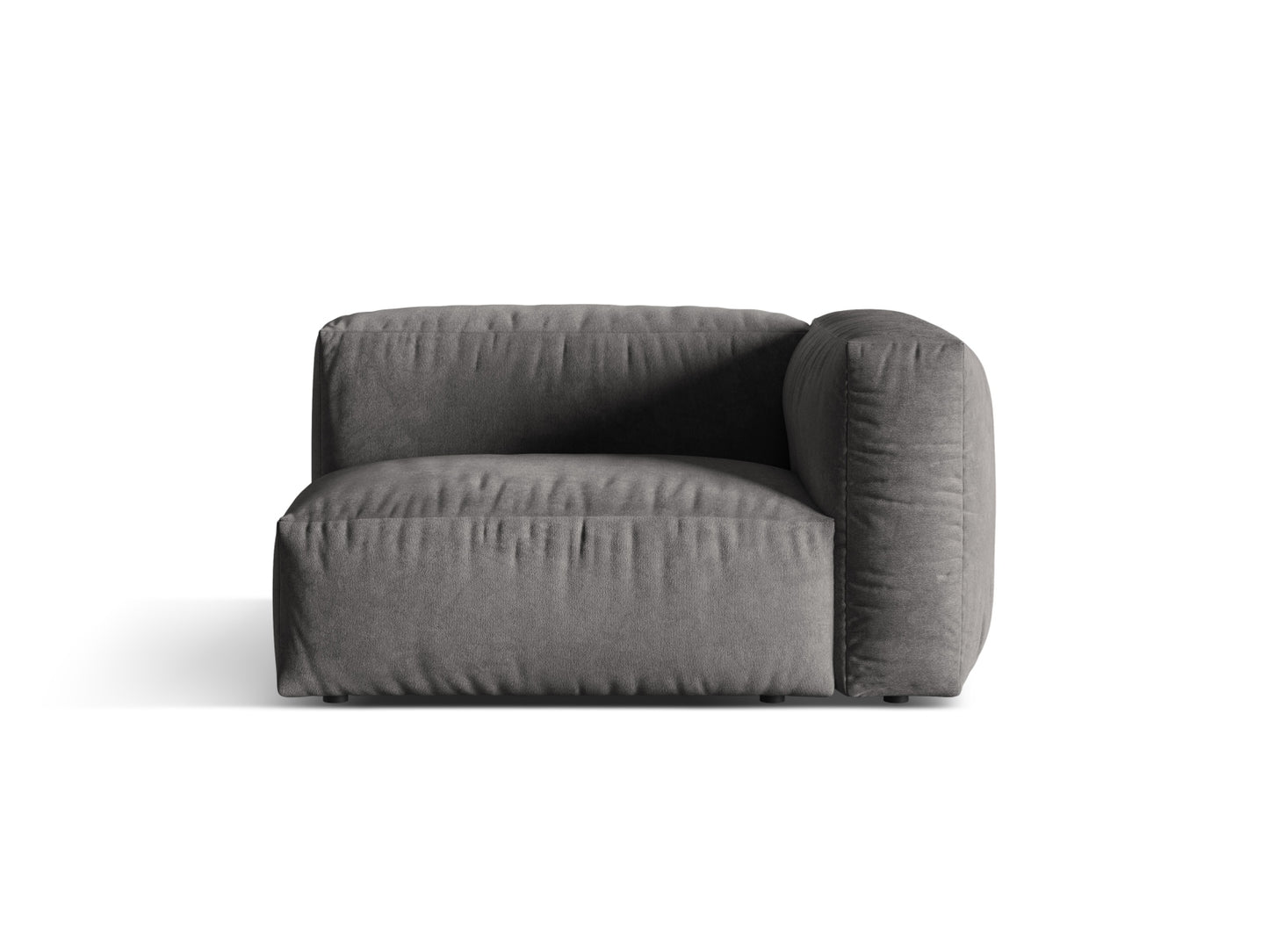 Martina Wide Single Seat, 120x106 cm — Grey / Right