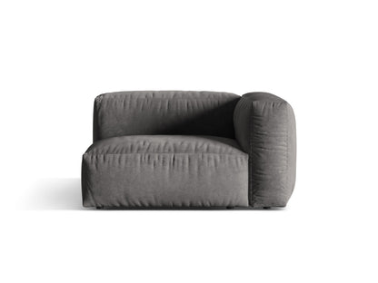 Martina Wide Single Seat, 120x106 cm — Grey / Right