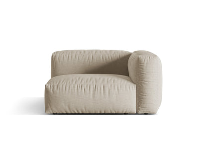 Martina Wide Single Seat, 120x106 cm — Light Beige / Right