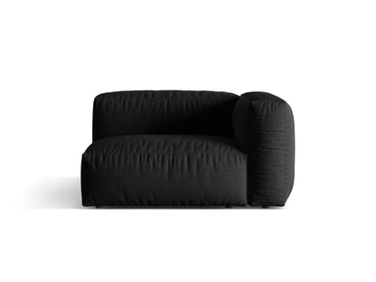 Martina Wide Single Seat, 120x106 cm — Black / Right